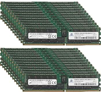 メモリ 32GB 6本 16GB 2本 計224GB サーバーメモリ Amazon | Crucial デスクトップ用増設メモリ 32GB(16GBx2枚) DDR4